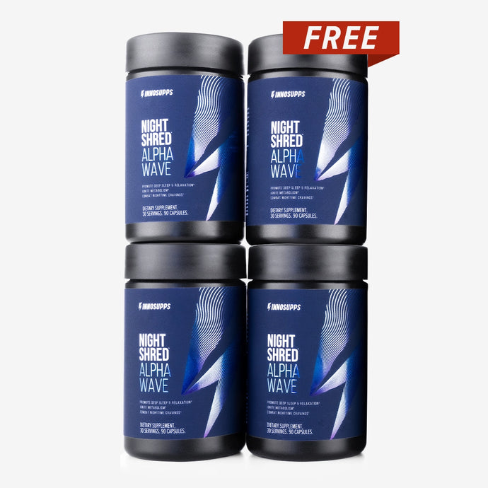 3 Bottles of Night Shred™ Alpha Wave + 1 Free